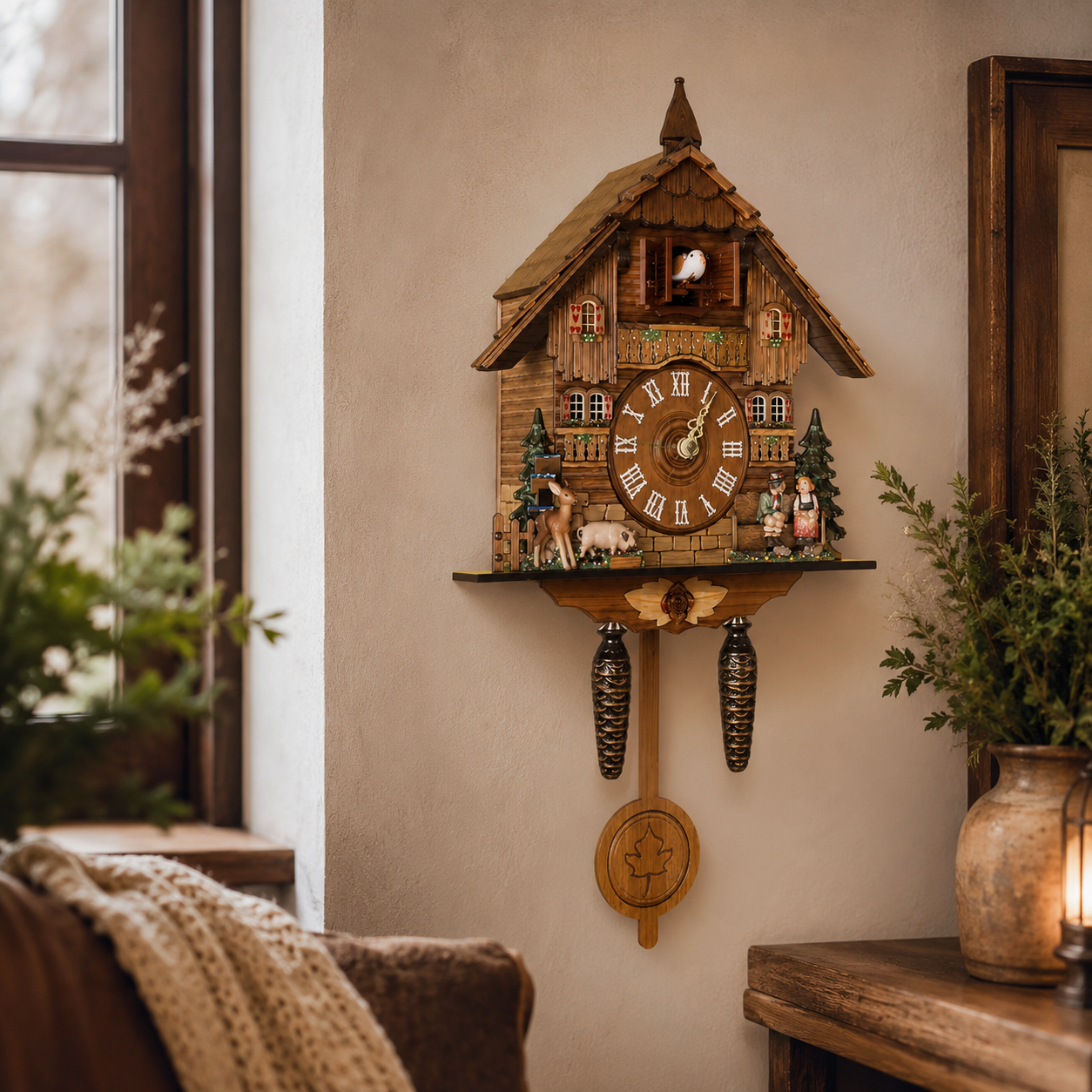 Walden – Kuckucksuhr im Chalet-Stil