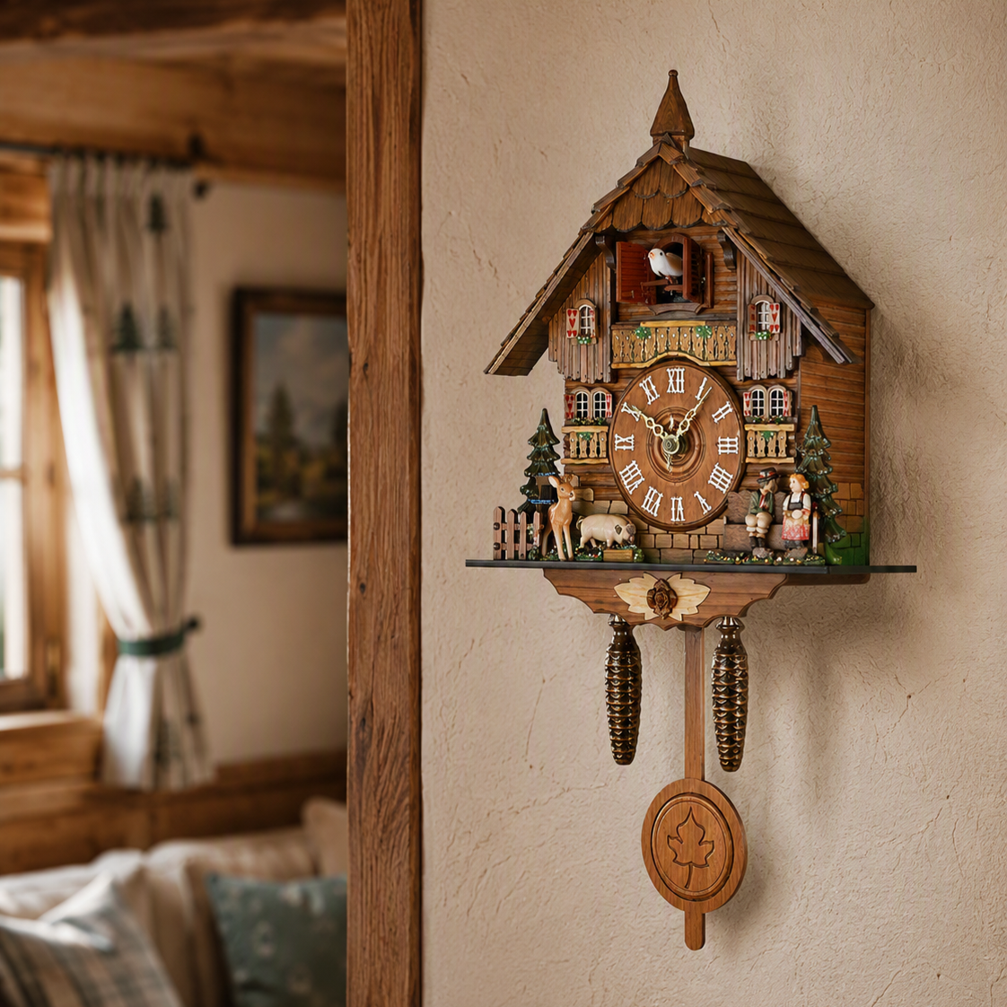 Walden – Kuckucksuhr im Chalet-Stil