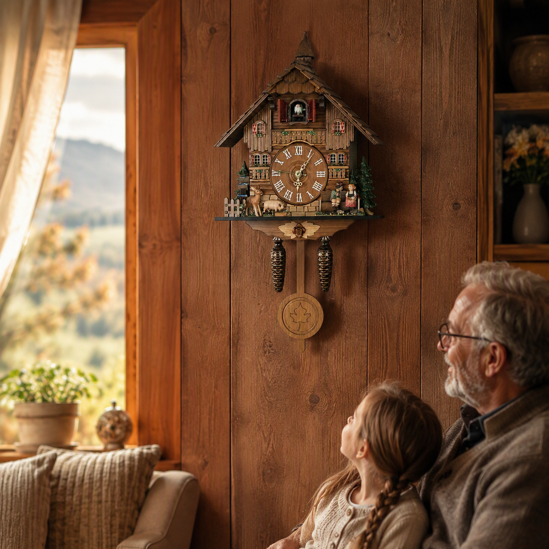 Walden – Kuckucksuhr im Chalet-Stil