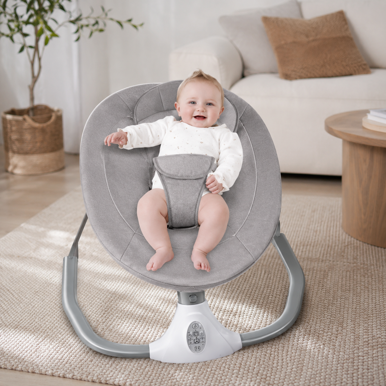 Lunara – Elektrische Babywippe mit Musik