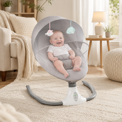 Lunara – Elektrische Babywippe mit Musik